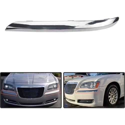 Front Bumper Trim Set for 2011-2014 Chrysler 300 Accent Front Chrome