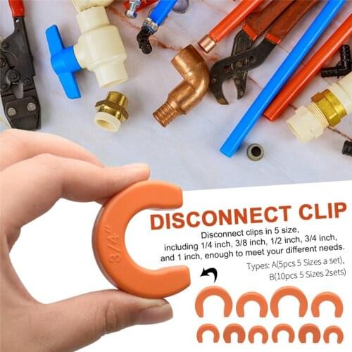Push-Fit Disconnect Clip Set Reusable and Durable Slip Fitting Removal Tools Easy to Install Wide Use TN88