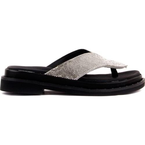 Pierre Cardin-White Color Leather Women Slippers