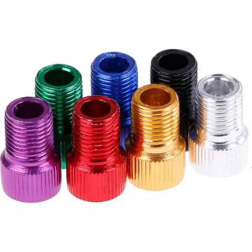 5Pc presta to schrader valve adapter converter road bike cycle bicycle pump tube