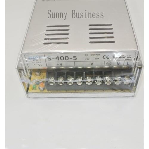 S-400-5 5V 60A 400W Switching power supply Driver For LED Light Strip Display AC100-240V Factory Supplier