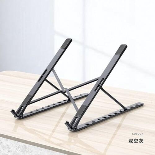 Aluminum Alloy Foldable Laptop Stand Adjustable Stand Outdoor Portable iPad/Smartphone Stand Tablet PC Creative Stand New