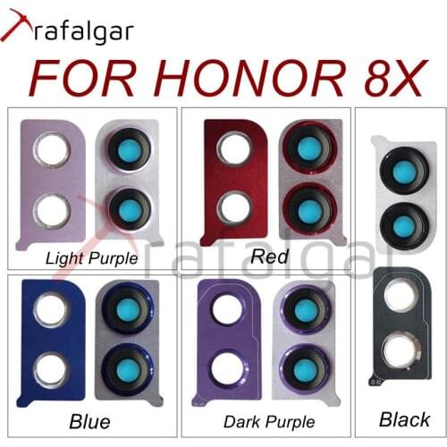 For HUAWEI Honor 8X Back Battery Cover Rear Glass Door Housing Case JSN-L22 JSN-L21 For Honor 8X Back Cover Panel+Camera Lens