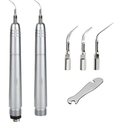 Dental AS2000 Air Scaler Borden2hole / Midwest 4 Holes 3Tips air Scaler Handpiece with G1/ G2 / G3 scaling whitening pen