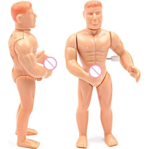 Funny Prank Joke Masturbating Man Clockwork Toy Christmas Bachelor Party Props