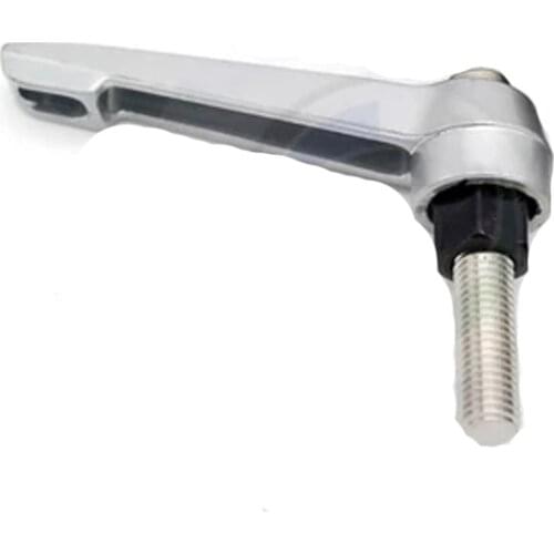 1Pcs M6 Stainless steel 7 words type Adjustable position Tight handle fixed rotate grip hand Screw bolt Length 10mm-60mm white