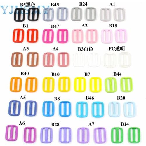 5 pcs/lot 25mm color three-speed buckle KAM adjustment buckle square buckle luggage accessories length adjustment buckle