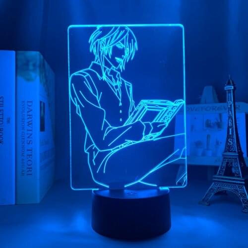 Acrylic 3d Lamp Anime Psycho Pass Shougo Makishima for Bedroom Decor Night Light Kids Birthday Gift Room Desk Led Light Manga