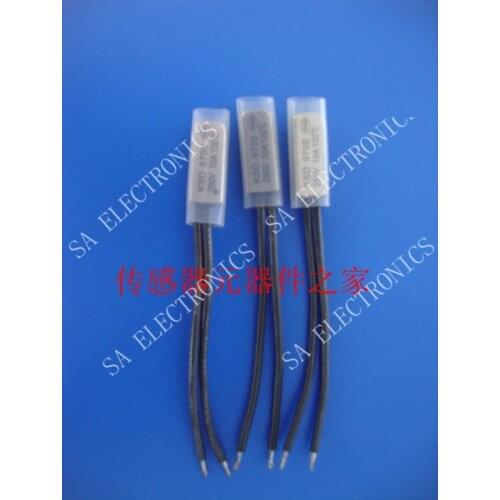 KSD9700 temperature 45 50 55 60 65 70 75 80 85 95 105 115 125 130 135 140 degrees normally open 5A metal thermal protector-50pcs