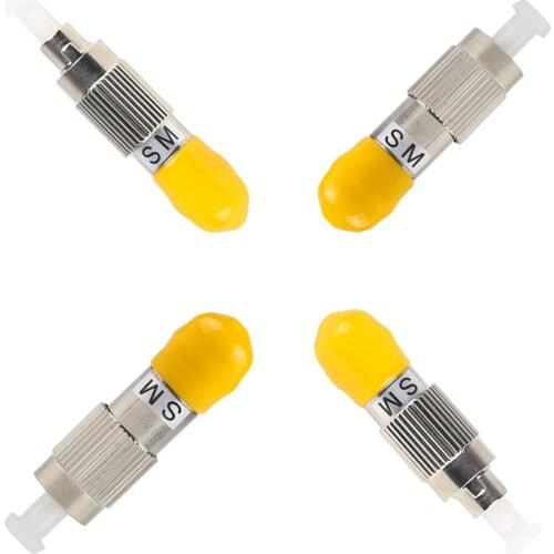 Free Shipping,Fiber Adapter, AdapterFC-ST ST-FFlange Coupler AdapterSingle Mode FC Male - ST FemaleC