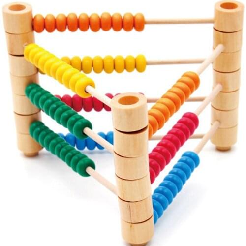 Chinese Abacus Soroban For Children Wooden Montessori Materials Learning Abaco Math Early Educational Toys Preschool Kids New
