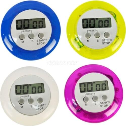 DHL 100PCS Home Racing Magnetic Alarm Clock Stop Watch Digital Timer Kitchen