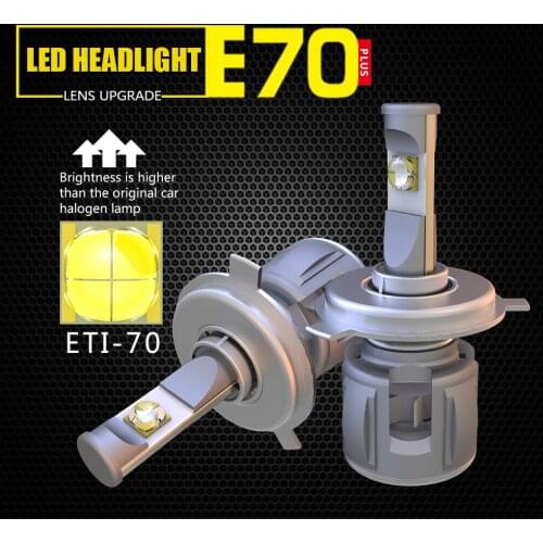 E70 H7 H4 Led Headlight Bulbs H11 H8 Car Led Lamps H1 9005 HB3 9006 HB4 D4S D2S D1S D3S 12000LM Headlamp Fog Lights 6000K