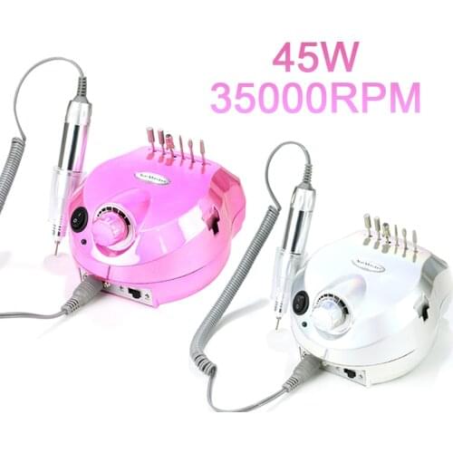 Nail Drill Machine 35000RPM Manicure Machine Apparatus For Manicure Pedicure Kit Electric Nail File With Cutter Nail Art Tools