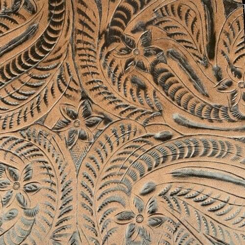 Synthetic PU Pressed leather Artificial hide materials