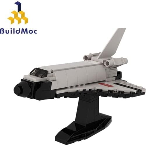 BuildMoc City Interstellar Ship Lost Starship USS Airship 168PCS MOC Model Building Blocks Toys for Children DIY Toy Kids Gifts