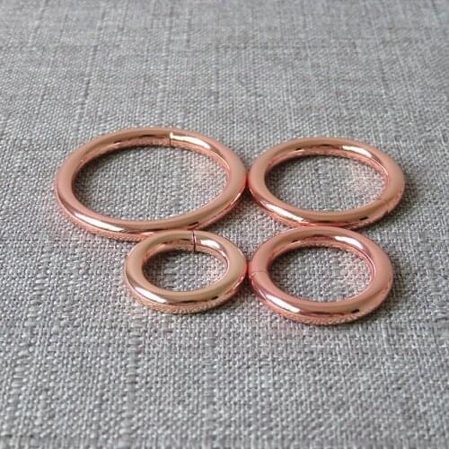 10pcs 15mm 20mm 25mm 32mm metal O ring belt buckle clasp for bag dog pet harness luggage backpack DIY sewing garment accessory