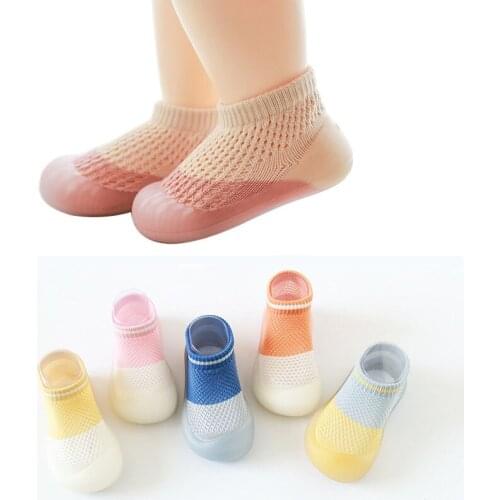 Unisex Baby Girls Boys Cute Cartoon Non-slip Cotton Toddler Floor Socks Animal Pattern First Walker Shoes for Newborns 0-3 Years