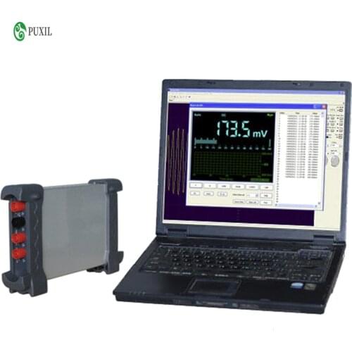 Hantek 365A USB data logger records voltage current diodes resistance capacitance usb oscilloscope with English Manual