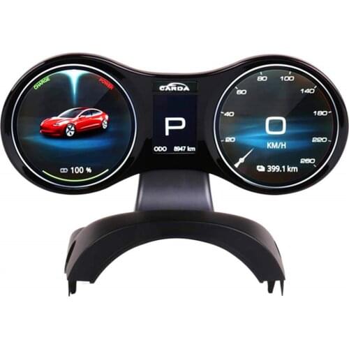 Gauge panel gauge speed LCD Car Instrument Cluster Display Multimedia Dashboard High Definition Screen Fit for Tesla Model 3/Y