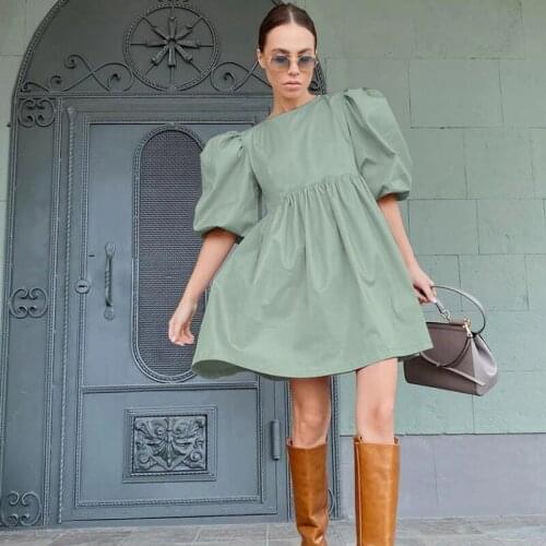 BeeHouse dresses for women vestido de mulher sukienka mini kawaii robe sexy feminino Cotton loose casual dress para mujer2021