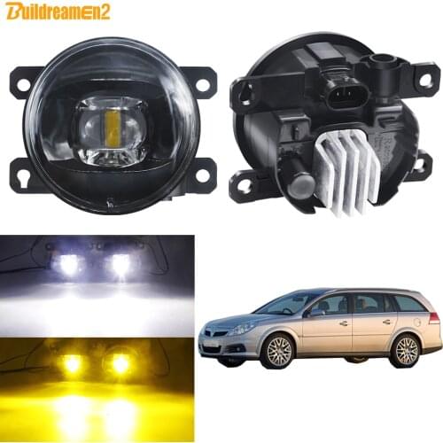 Fog Light Assembly Car H11 Front Bumper LED Fog Lamp DRL Daytime Running Light 12V For Opel Vectra C 2002-2008