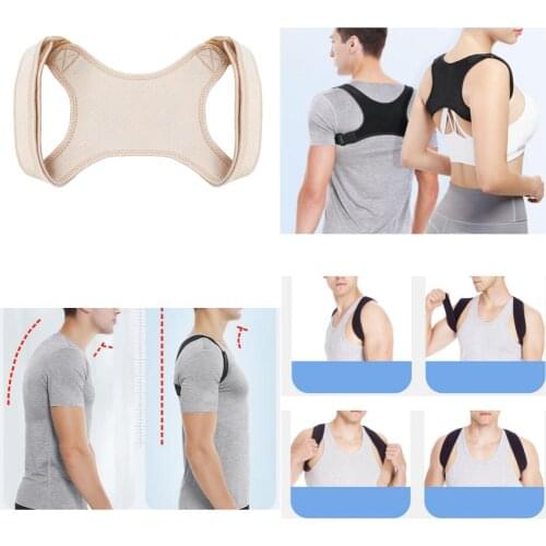 Adjustable Posture Corrector Back Shoulder Straightener Support Correct Body Brace Bra Belt Men Women Back Support Shoulder Belt