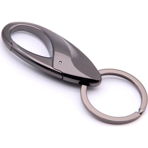 2019 High-Grade Men Custom Lettering Key Chain Buckle Luxury Car Key Holder Ring Jewelry Best Gift Lovers KeyChain Bag Charm