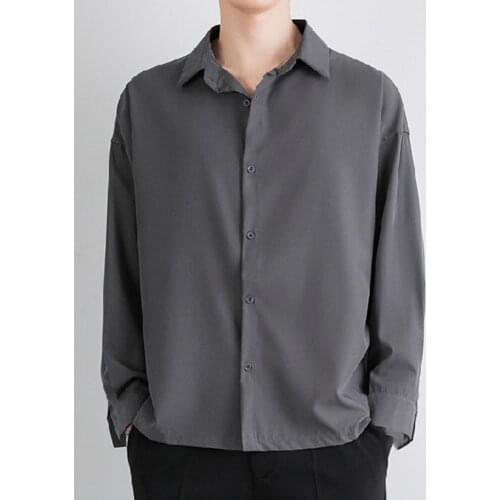 Shirts for Men Long Sleeve Shirt Summer 2021 Mens Fashion Clothing Trends Casual Loose Button Down Shirt Male Clothes