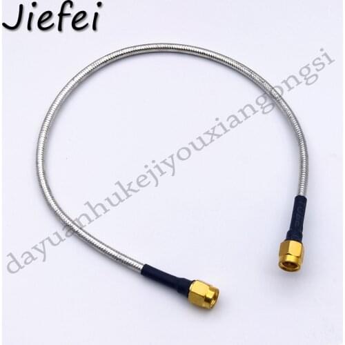 1pcs 15cm 20cm 30cm 50cm SMA Male to SMA Male Plug Jumper Pigtail Cable RG402