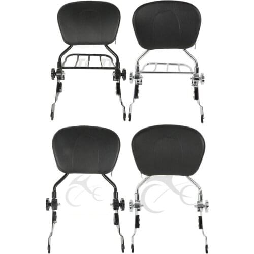 Motorcycle Backrest Sissy Bar Luggage Rack For Harley CVO Touring Road Street Electra Glide Ultra Classic FLH FLHR FLHRC 09-20