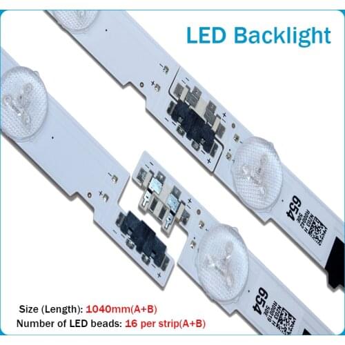 1040mm LED Backlight Lamp strip 16leds For Samsung UA50F5080AR BN41-02028A HF500BGA-B1 2013SVS50F 50 inch LCD TV D2GE-500SCB-R3
