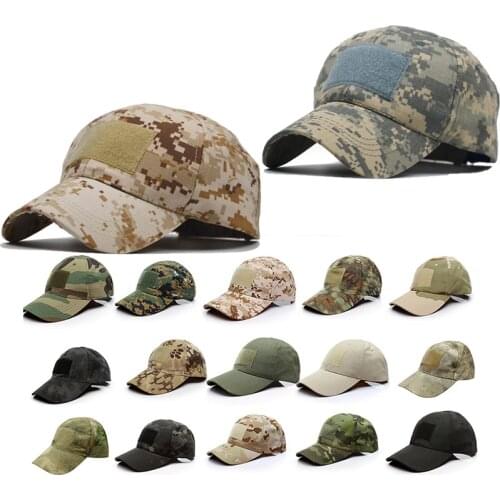 Outdoor Hunting Tactical Cap Sports Camouflage Hat Simplicity Military Army Camo Hat Unisex Adult Cap