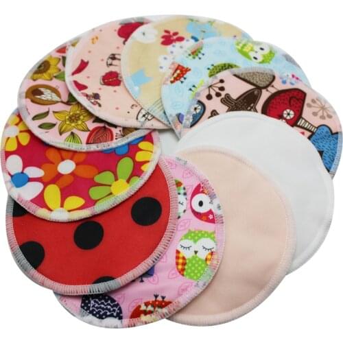 Ultra Soft Bamboo Nursing Pad Reusable Wasahable Stay Dry Breast Pads