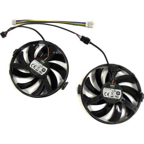 XFX RX460 R9-380X R7-370 GPU VGA Cooler Cooling Fan For XFX RX460 2gb/4GB R9 380X R7 370 Video Grahics Cards As Replacement