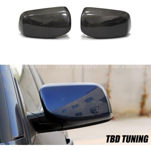 Real Carbon Fiber Rear View Mirror Cover For BMW 5 Series E60 E61 E63 E64 2004 -2008 Mirror Cover Car Wing Mirror Cover