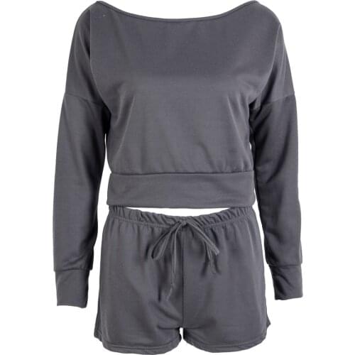 ITFABS Newest Arrivals Fashion Hot Fashion Women Ladies Off-Shoulder Playsuit Casual Party Jumpsuit Sexy Ladies Clothing Set