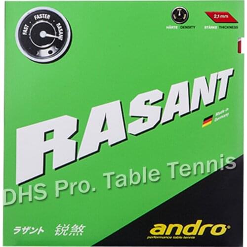 Andro RASANT Pimples In Table Tennis Rubber Pips-In Ping Pong Sponge Tenis De Mesa