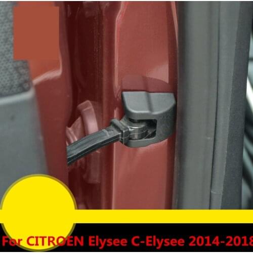 Car Covers Door Stopper Cover Protective Cover Interior decoration Auto Accessories For CITROEN Elysee C-Elysee 2014-2018