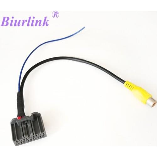 Biurlink Car Auto DVD Stereo Reversing RCA Cable Parking Adapter for Honda Jade