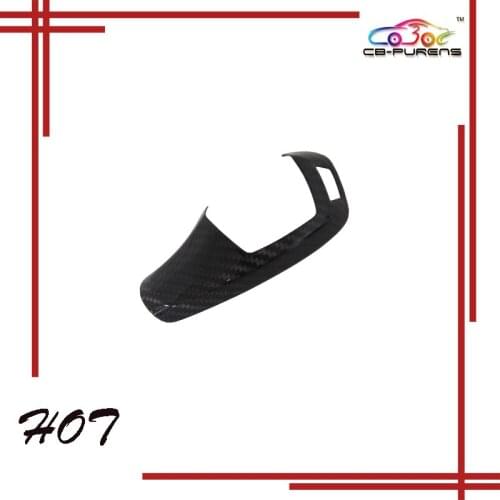 For-BMW F20 F21 F22 F23 F30 F31 F32 F33 F36 F10 F11 F07 F12 F13 F06 F01 F02 F25 F26 12-15 Carbon Fiber Gearshift Knob Cover