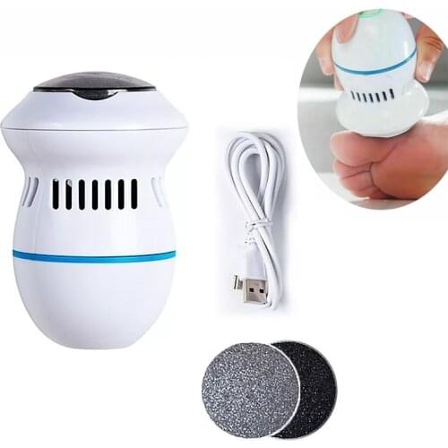Electric Foot Grinder Vacuum Callus Remover Foot Pedicure Tools Rechargeable Foot Files Clean Tools for Hard Cracked Skin