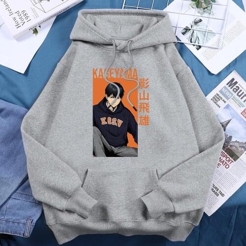 Kageyama Tobio Anime Boy Photo Women Hoody Fashion Comfortable Hoodies Hip Hop Hoodie Harajuku Aesthetic Camisas Female Hooded