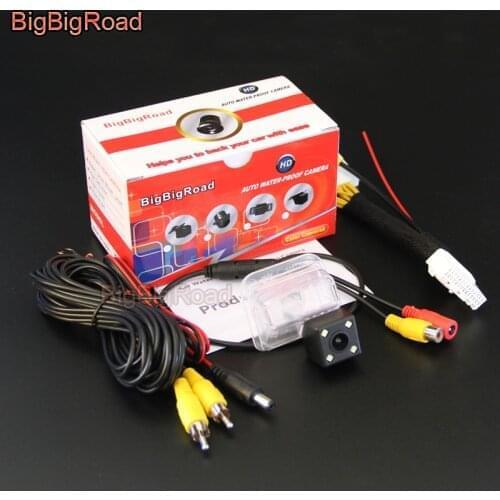 BigBigRoad Car Rear View Parking Camera For Mazda CX-5 CX 5 CX5 2015 2016 2017 with 28 Pins adapter Original Monitor Compatible