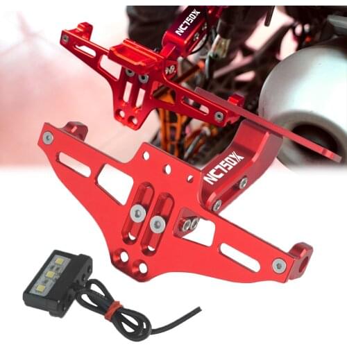 Motorcycle Adjustable Angle License Number Plate Frame Holder Bracket FOR HONDA NC750X NC 750X NC750 X 2014 2015 2016 2017-2019