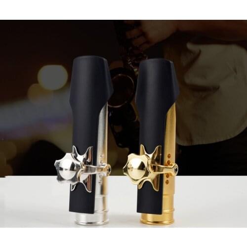 Müzik meraklısı kulübü profesyonel Metal Tenor Soprano saksafon ağızlıklar altın kaplama Sax ağız parçaları aksesuarları