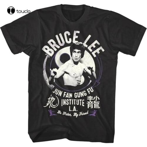 Bruce Lee Yin Yang MenS T Shirt Jun Fan Gung Fu Insititute Martial Arts Legend Tee Shirt