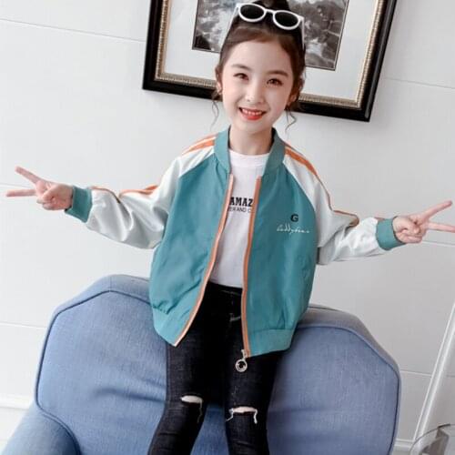 Girls Babys Kids Coat Jacket Outwear 2021 Slim Spring Autumn Overcoat Top Sport Princess Toddler Childrens Clothing