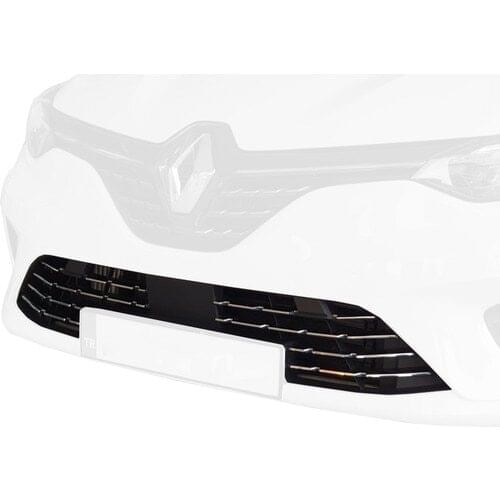 FOR Omad Renault Clio 5 Chrome Front Grille Bottom Part 10 Piece 2020 Model and Post