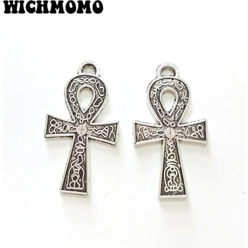 2019 New Fashion 37*21mm 5pieces/bag Zinc Alloy Crosses Charms Pendant for DIY Necklace Bracelet Jewelry Accessories
